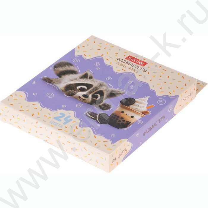 Фломастеры  24цв Вот Енот  /карт. короб. с европодвесом | Фото 2