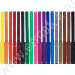 Фломастеры  18цв Colora  /карт. короб. с европодвесом NEW | Фото 3