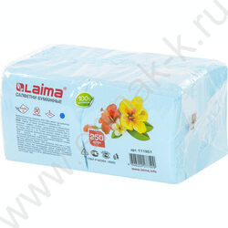 Салфетки 250шт 24*24см синие (пастельный цвет) NEW | Фото 5