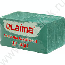 Салфетки 400шт 24*24см зеленые "Big Pack" NEW | Фото 1