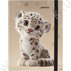 Дневник 1-4кл. /тв.обл./выб.лак/резинка "Кошачий детеныш" NEW | Фото 2