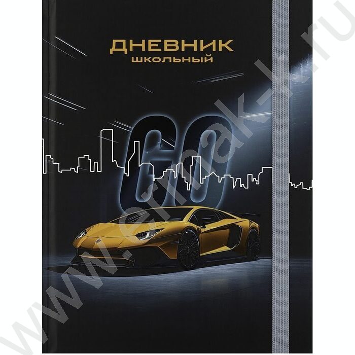 Дневник 1-4кл. /тв.обл./выб.лак/резинка "Спортивный автомобиль-4" | Фото 2