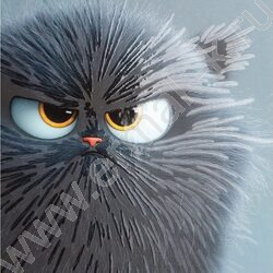 Дневник 1-4кл. /тв.обл./выб.лак/резинка "Хмурый котик" NEW | Фото 8