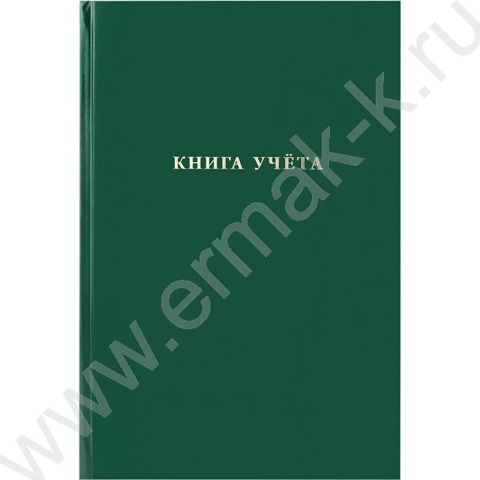 Книга Учёта  96л клетка б/вин Зеленый | Фото 2