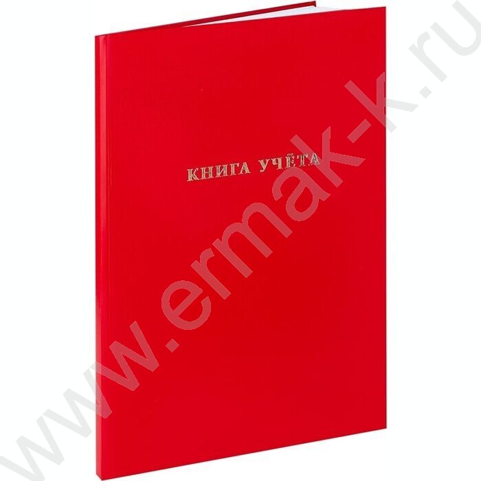 Книга Учёта  96л клетка б/вин Красный | Фото 1