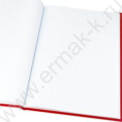 Книга Учёта  96л клетка б/вин Красный NEW | Фото 3
