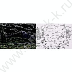 Набор д/творчества Гравюра в книге 13*18см 8л. с контуром, деревянная палочка в комплекте,ОПП-уп NEW | Фото 2