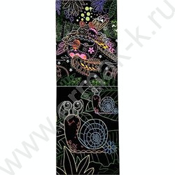 Набор д/творчества Гравюра в книге 13*18см 8л. с контуром, деревянная палочка в комплекте,ОПП-уп NEW | Фото 2