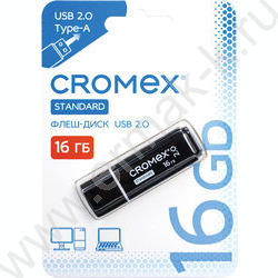 Съемный носитель информации 16GB USB Flash Drive <USB 2.0> черный "Standard" | Фото 3