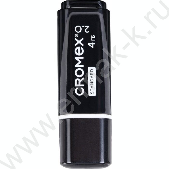 Съемный носитель информации  4GB USB Flash Drive <USB 2.0> черный "Standard" | Фото 1