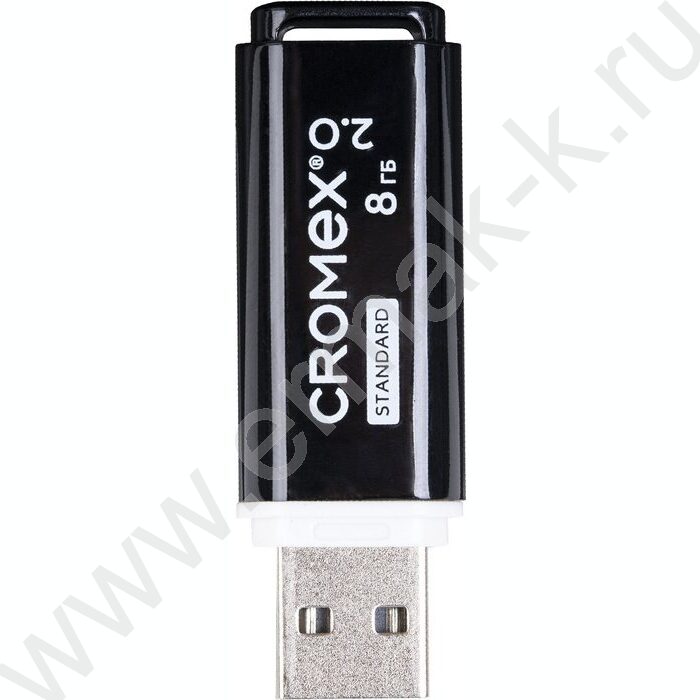 Съемный носитель информации  8GB USB Flash Drive <USB 2.0> черный "Standard" | Фото 2