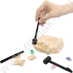 Набор д/творчества Раскопки "Гробница фараона" (саркофаг с мумией, 5 кристаллов, набор инструмен NEW | Фото 9