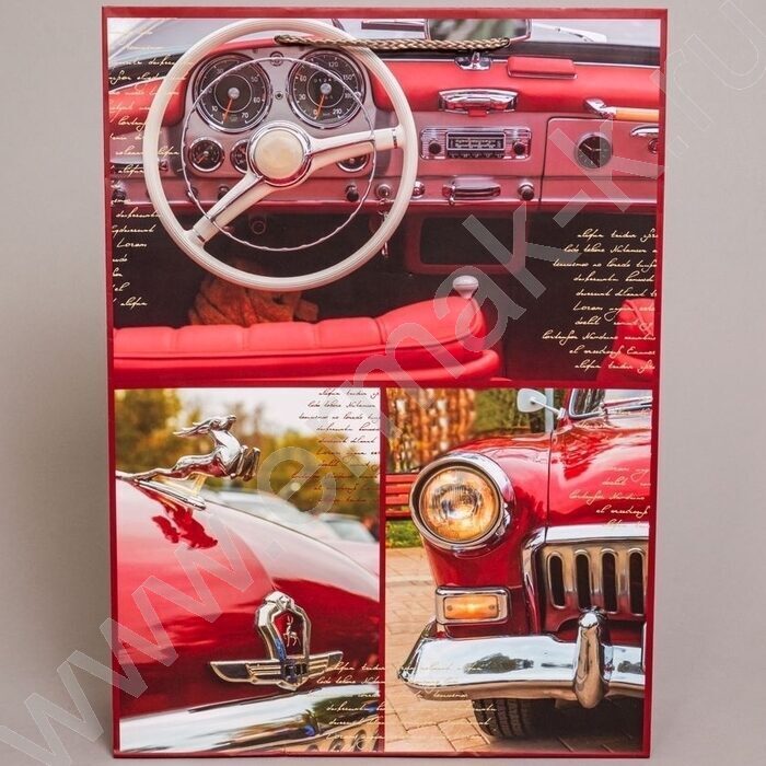 Пакет подарочный бумажный 33*45см Мужской микс | Фото 3