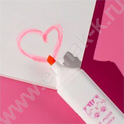 Текстовыделитель /ассорти/ косой Пушистые лапки /софт-тач покрытие,бокс 12шт NEW | Фото 9