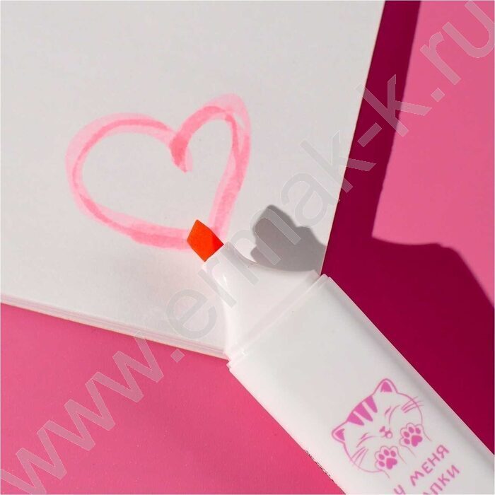 Текстовыделитель /ассорти/ косой Пушистые лапки /софт-тач покрытие,бокс 12шт NEW | Фото 9