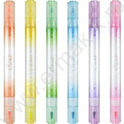 Текстовыделитель /ассорти/ кисть Сияющая красота /бокс 24шт NEW | Фото 1