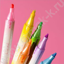 Текстовыделитель /ассорти/ кисть Сияющая красота /бокс 24шт NEW | Фото 7