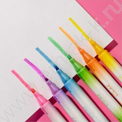 Текстовыделитель /ассорти/ кисть Сияющая красота /бокс 24шт NEW | Фото 9