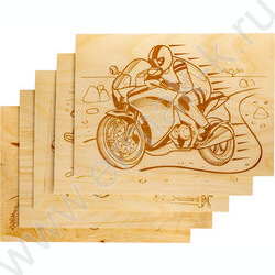 Набор д/творчества Выжигание.Доски для выжигания 5 шт "Для мальчиков" NEW | Фото 3