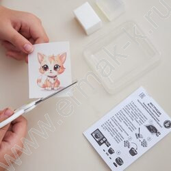 Набор д/творчества Изготовление мыла Рукодельное мыло с картинкой "Котенок" NEW | Фото 5