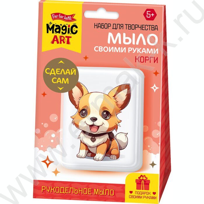 Набор д/творчества Изготовление мыла Рукодельное мыло с картинкой "Корги" | Фото 1