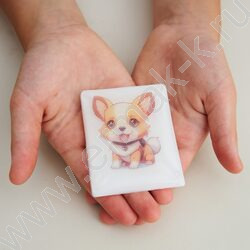 Набор д/творчества Изготовление мыла Рукодельное мыло с картинкой "Корги" NEW | Фото 6