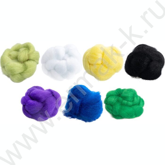 Набор д/творчества Валяние шерсти "Анютины глазки" (с рамкой) | Фото 2