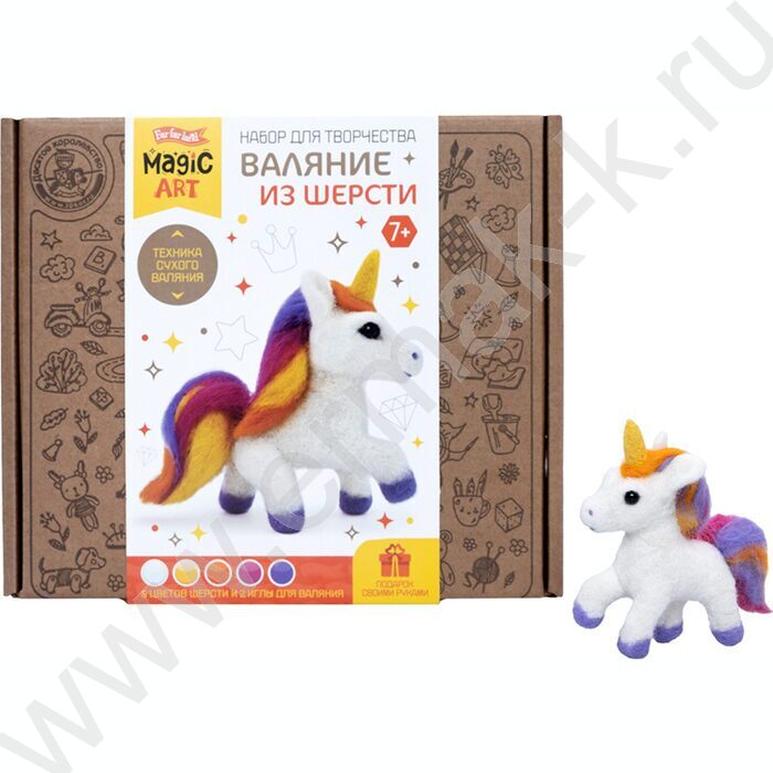Набор д/творчества Валяние шерсти "Единорог" | Фото 2