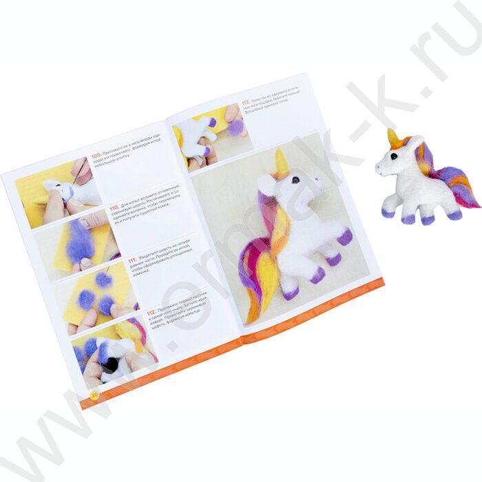 Набор д/творчества Валяние шерсти "Единорог" | Фото 3