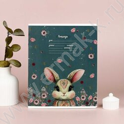 Тетрадь  12л клетка "Сказочные животные" /выборочный  УФ-лак/ ассорти NEW | Фото 8