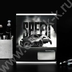 Тетрадь  12л клетка "Форсаж" /выборочный  УФ-лак/ ассорти NEW | Фото 6