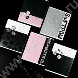 Тетрадь  24л клетка "Кошачья эстетика" /выборочный  УФ-лак/ ассорти NEW | Фото 6