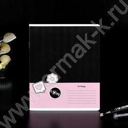 Тетрадь  24л клетка "Кошачья эстетика" /выборочный  УФ-лак/ ассорти NEW | Фото 7