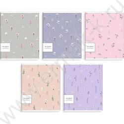 Тетрадь  48л клетка "Мильфлёр" /выборочный  УФ-лак/ ассорти NEW | Фото 1