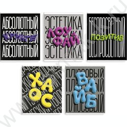 Тетрадь  48л клетка "Фразы с характером" /выб.ТВИН-лак/ ассорти NEW | Фото 1