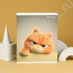 Тетрадь  48л клетка "Котяры" /конгрев + выборочный ТВИН УФ-лак/ ассорти NEW | Фото 7