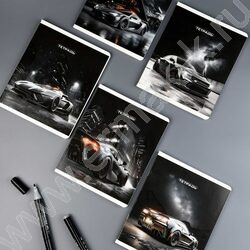 Тетрадь  48л линейка "Сити-драйф" /выб.ТВИН-лак/ ассорти NEW | Фото 6