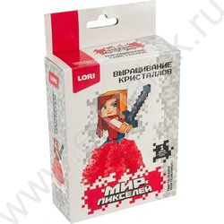 Набор д/творчества Выращивание кристаллов  Мир пикселей. Пиксельная воительница NEW | Фото 1