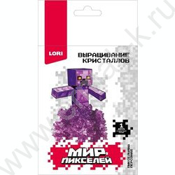 Набор д/творчества Выращивание кристаллов  Мир пикселей. Пиксельная персонаж NEW | Фото 2