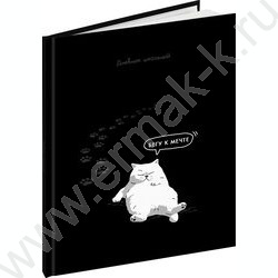 Дневник 1-11кл. /тв.обл./глянц.лам., с резинкой "Забавный дизайн на чёрном-4" NEW | Фото 1