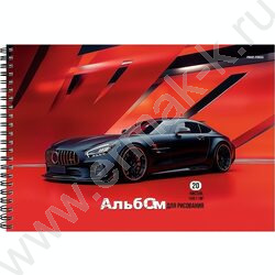 Альбом д/рисования-спираль 20л "Красивые автомобили-2" NEW | Фото 4