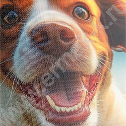 Альбом д/рисования 24л "Улыбка пёсика" лен NEW | Фото 4