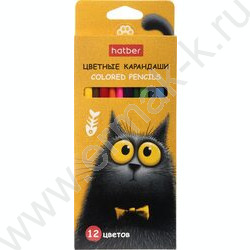 Карандаши  12цв Пушистый философ /трехгранные /карт. короб с европодвесом NEW | Фото 1