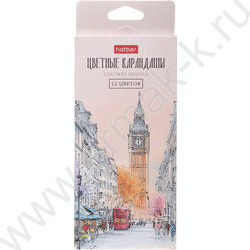 Карандаши  12цв Alto colore /трехгранные /мягкий стержень /карт. короб с европодвесом NEW | Фото 1