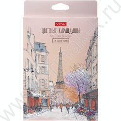 Карандаши  18цв Alto colore /трехгранные /мягкий стержень /карт. короб с европодвесом NEW | Фото 1