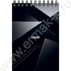 Блокнот  40л А6 спираль "В чёрном цвете" ассорти NEW | Фото 2