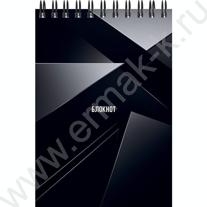 Блокнот  40л А6 спираль "В чёрном цвете" ассорти NEW | Фото 2