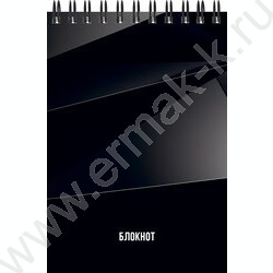 Блокнот  40л А6 спираль "В чёрном цвете" ассорти NEW | Фото 3