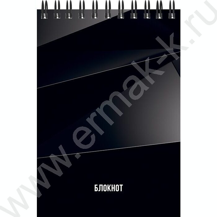 Блокнот  40л А6 спираль "В чёрном цвете" ассорти NEW | Фото 3