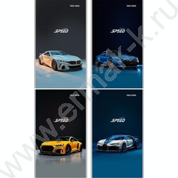 Блокнот  24л А6 "Разные автомобили-18" ассорти NEW | Фото 1